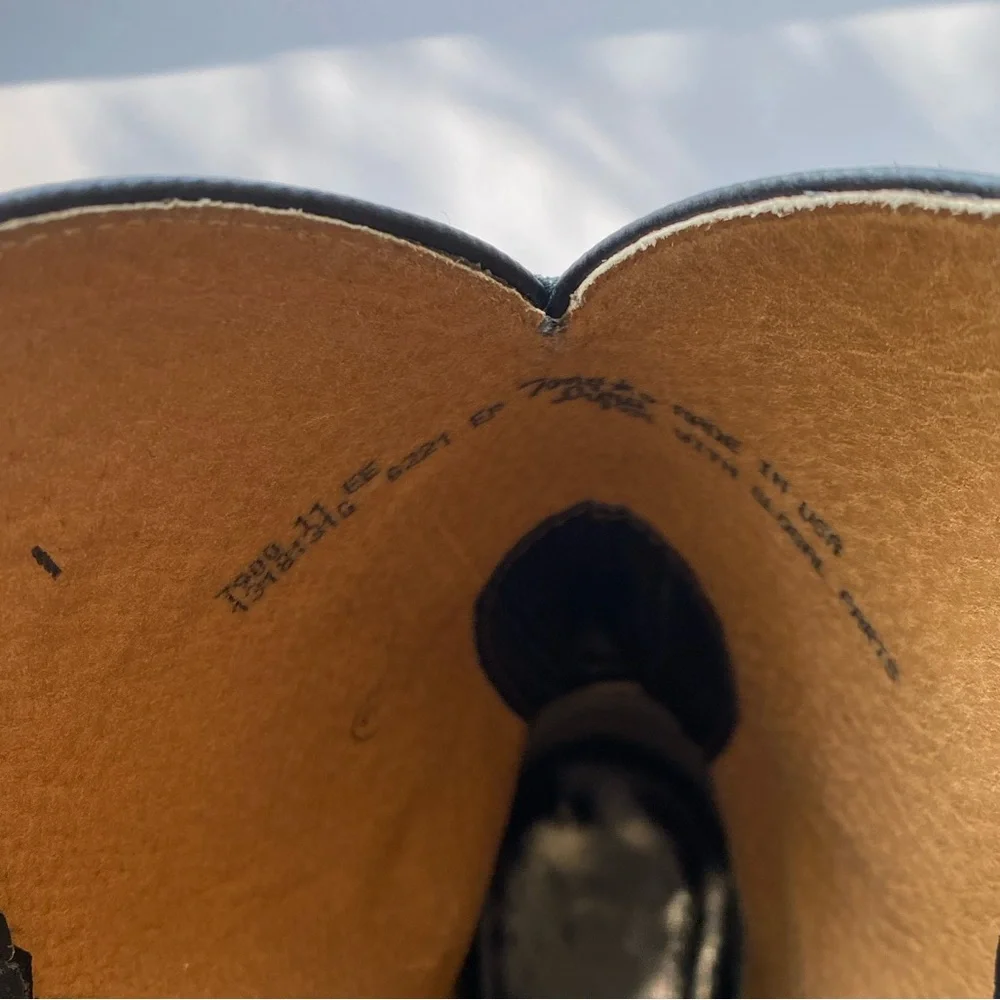 Men's Tony Lama Black Stallion Americana Cowboy Western 7900 Boots - Size 11 - Picture 11 of 14